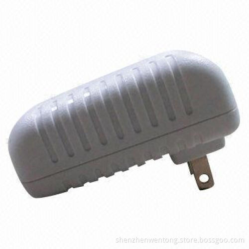 9V/2A Power Adapter with US Plug, Measures 82 x 43 x 30mm